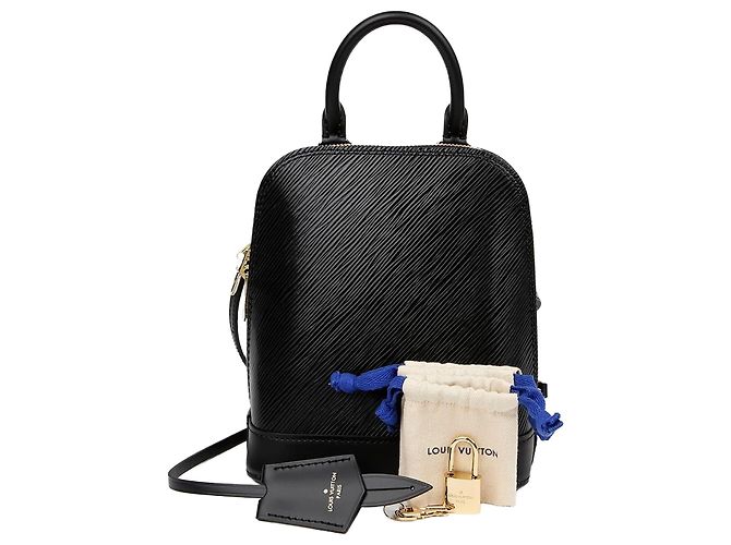 Louis Vuitton Alma Backpack Black
