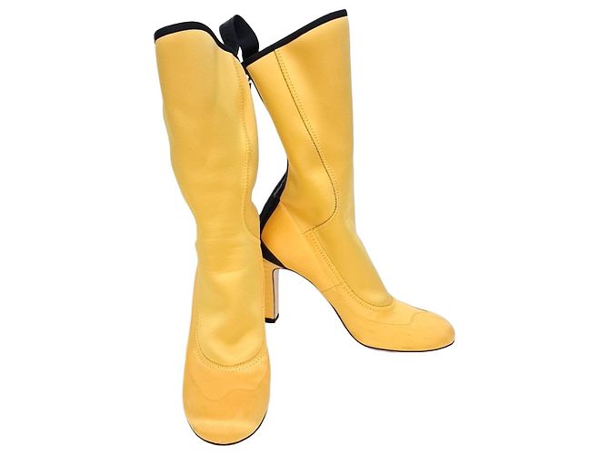 Fendi Boots Yellow