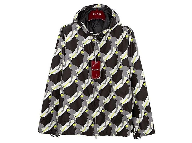 Gucci Technische Windjacke Größe Braun