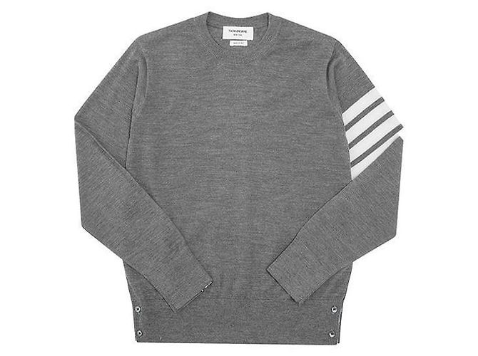 Thom Browne Gestreifter Strickpullover für Herren Mehrfarben 