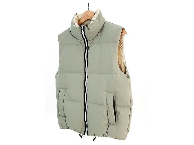 Colete acolchoado com zíper Monili feminino Brunello Cucinelli verde