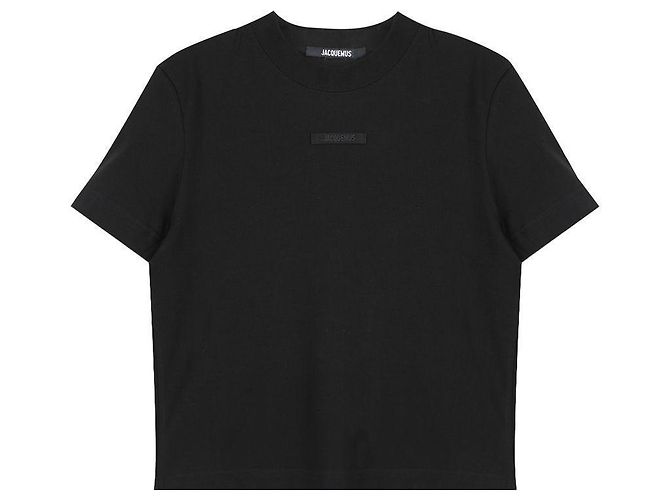 Jacquemus Logo T-Shirt Schwarz