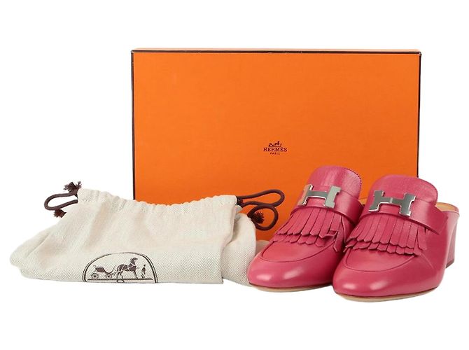 Hermès Tuileries Mule Pink