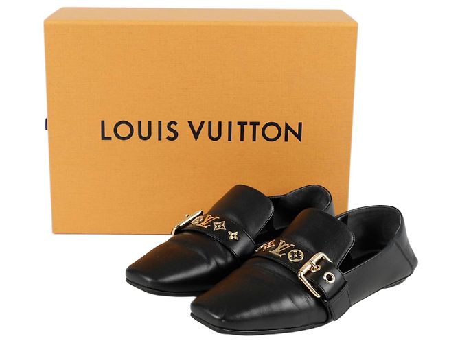 Louis Vuitton Mocassins Baya Plat Taille Noir