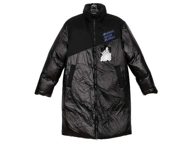 Louis Vuitton Reversible Winter Down Parka Size Black