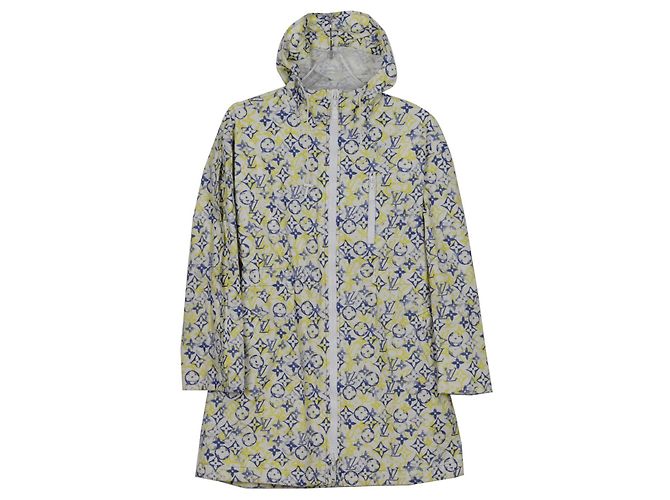 Louis Vuitton Giacca a vento lunga con cappuccio Taglia Multicolore