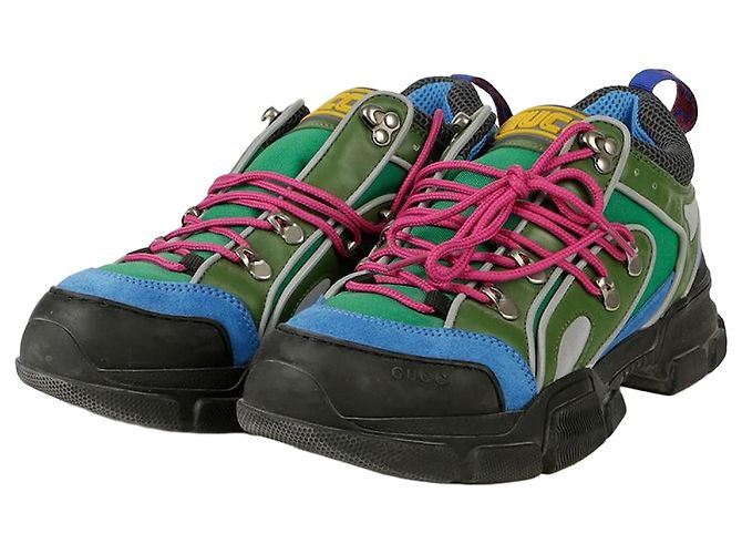 Gucci Baskets Flaxy Taille Bleu