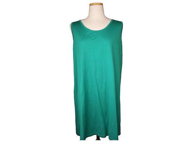 Maison Martin Margiela Top sem mangas verde