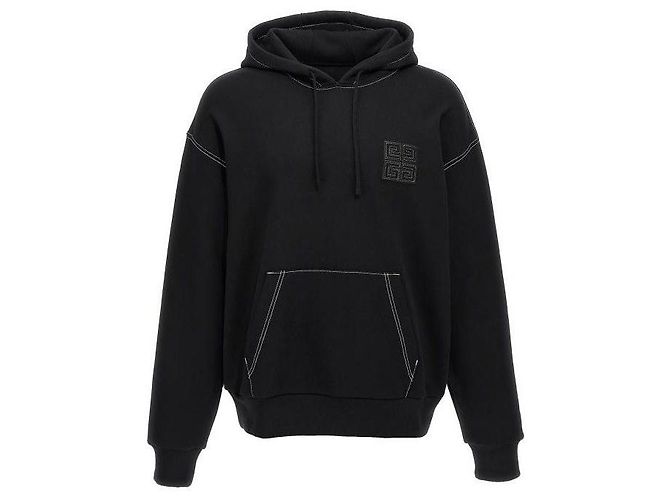 Givenchy Baumwoll-Hoodie Schwarz