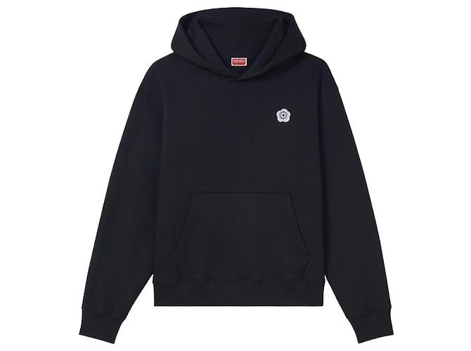 Kenzo Blumen-Hoodie Schwarz