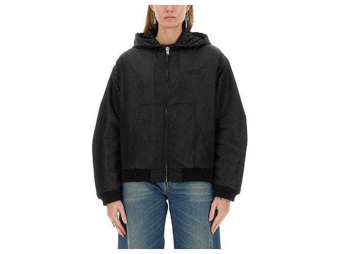 Maison Martin Margiela Giacca Bomber in nylon Nero