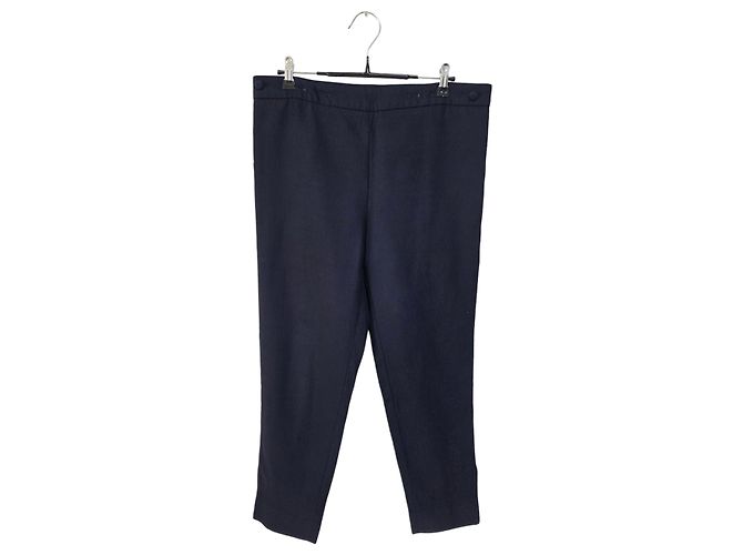 Thom Browne Women's Wool Trousers Blue