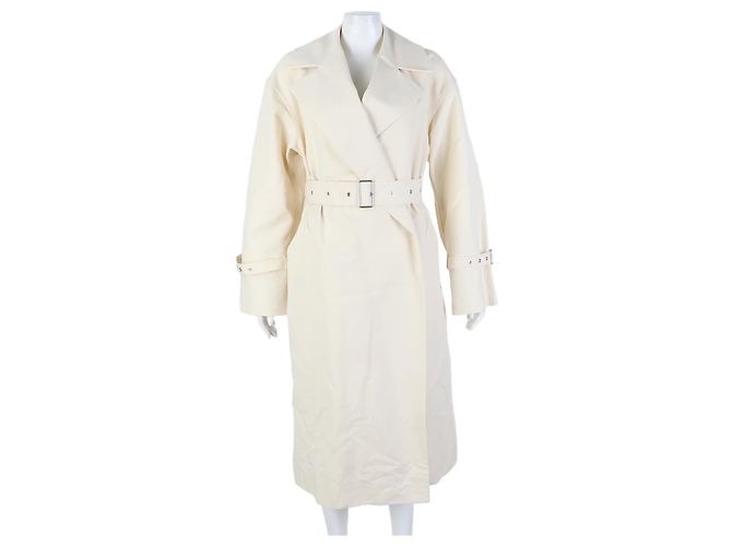Trench Coat Jil Sander Branco