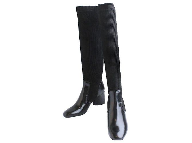 Tory Burch Black Sock Long Boots