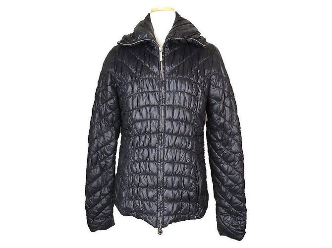 Jaqueta acolchoada preta Armani Jeans EU EUA Preto