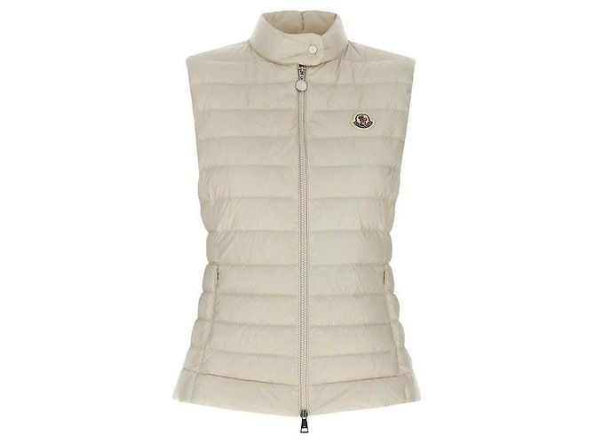 Moncler Chaleco de plumón Blanco