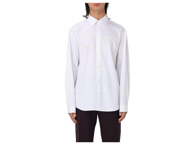 Gucci Camisa de algodón bordada ZAQQU Roja