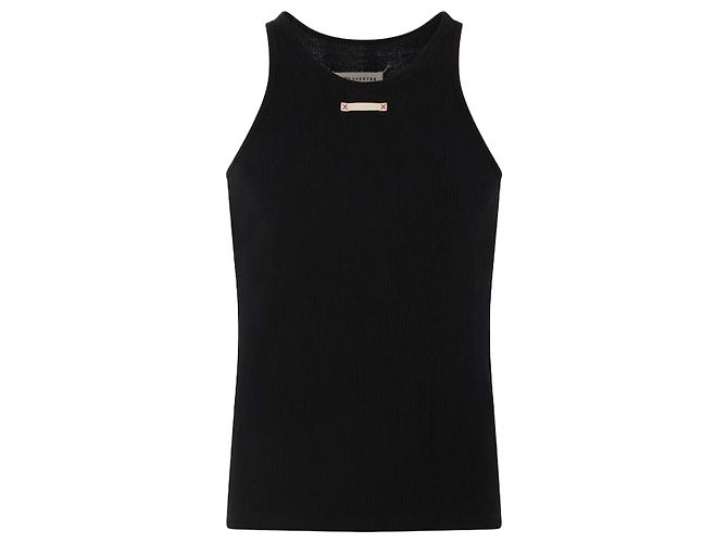 Maison Martin Margiela Canotta Label Nero
