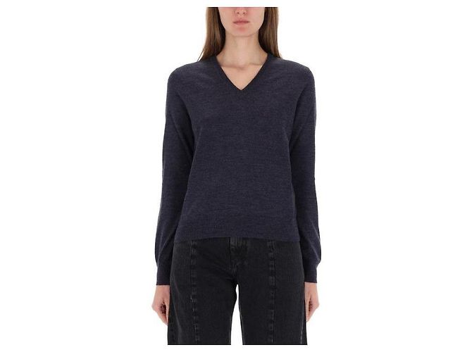 Maison Martin Margiela Wollpullover Blau 