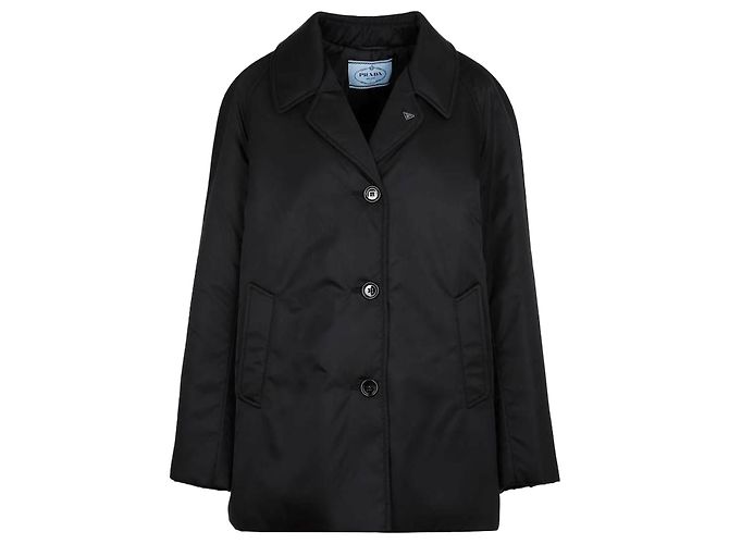 Prada Nylonjacke Schwarz 