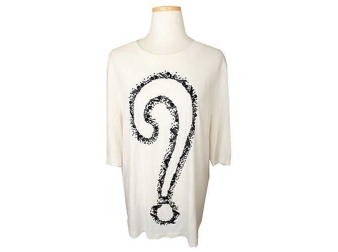 Moschino Ivory Schwarzes Perlenoberteil Weiß 