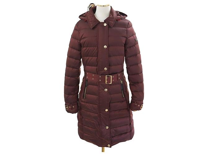 Burberry Jaqueta longa acolchoada Ashmoore Burgundy Vermelho
