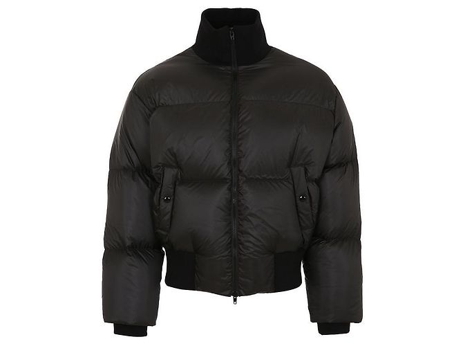 Céline Triomphe Light Nylon Padded Jacket Black