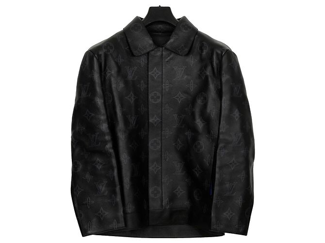 Louis Vuitton Monogram Shadow Jacket Size Black