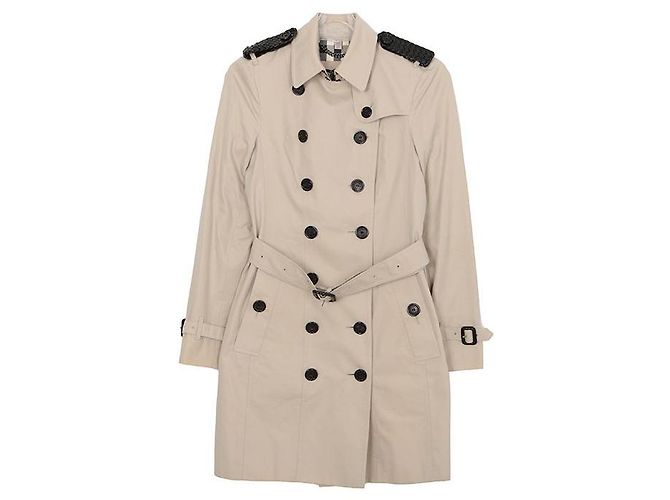 Burberry Trench Coat Size White