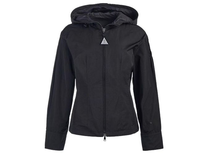 Moncler Giacca a vento nera Nero