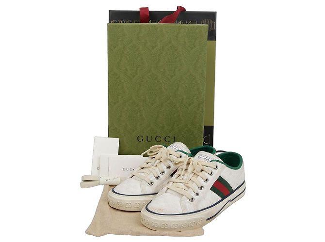 Gucci Tennis-Sneaker Größe Weiß