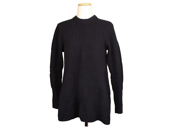 Acne Navy Wollstrick Blau 