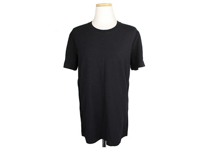 Dolce & Gabbana T-Shirt mit schwarzem Satinbesatz
