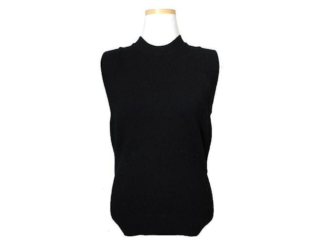 Givenchy Schwarzes Stricktop mit Ausschnitt 