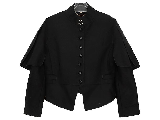 Burberry Cape-Jackett Größe Schwarz