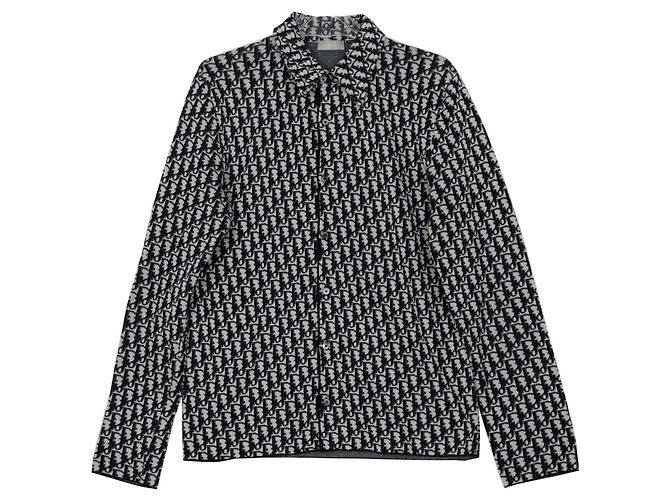 Dior Oblik Überhemd Größe Blau 