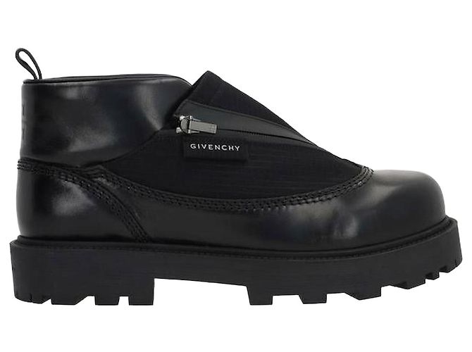 Givenchy Leather Ankle Boots Black