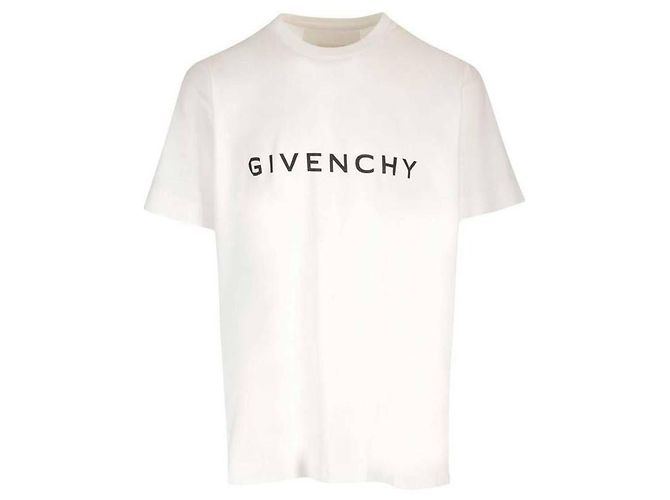 Givenchy Oversized Baumwoll-T-Shirt Weiß 