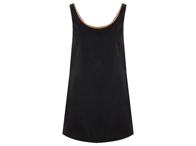 Prada Nylon Mini Dress Black