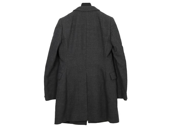 Saint Laurent Mantelgröße Braun