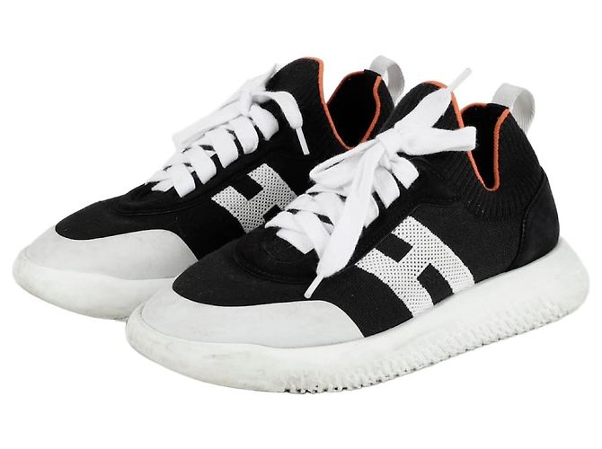 Hermès Size Crew Sneakers Black