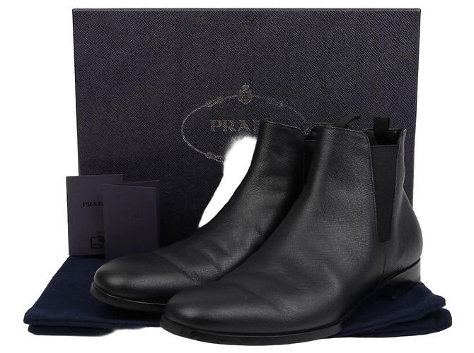 Prada Ankle Boots Size Black