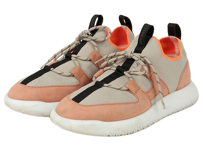 Hermès Pointure Dual Sneakers Rose