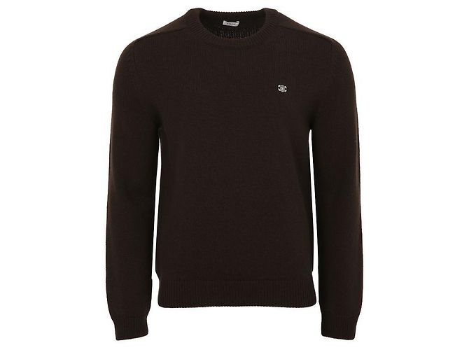 Céline Triumph Woll-Kaschmir-Strickpullover Braun 