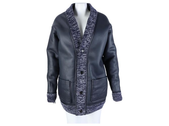 Pull réversible en shearling Marni Bleu