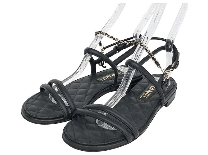 Sandali Chanel Nero