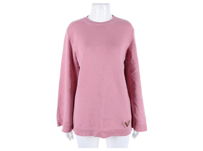 Pull en cachemire à manches longues Valentino Rose