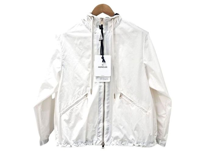 Moncler Cassiopeia Windbreaker-Jacke Weiß