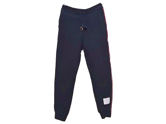Thom Browne Loopback Stripe Sweatpants Blue