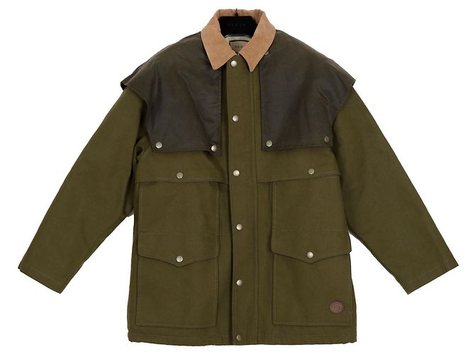 Gucci Canvas Jacket Size Brown
